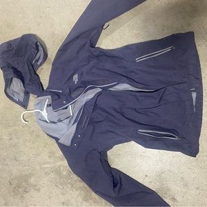 2 layer North Face Winter/Spring Jacket (Purple). Size small